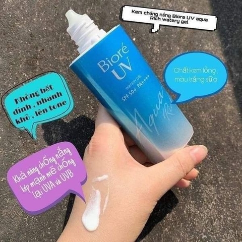 Chống nắng Biore UV Aqua Rich Watery SPF 50+ PA++++ 155ml