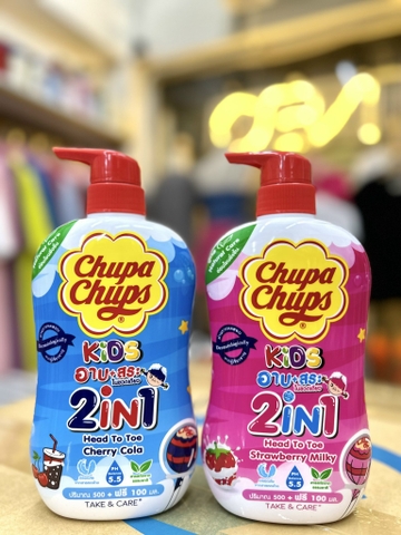 Sữa tắm gội Chupachups Thái Lan 600ml