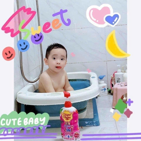 Sữa tắm gội Chupachups Thái Lan 600ml