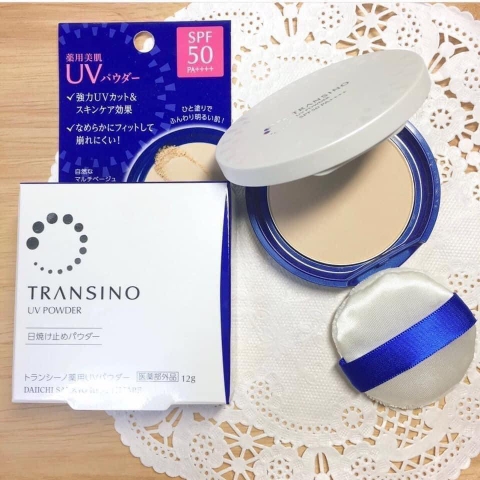 Phấn phủ Transino UV Powder cao cấp Nhật Bản