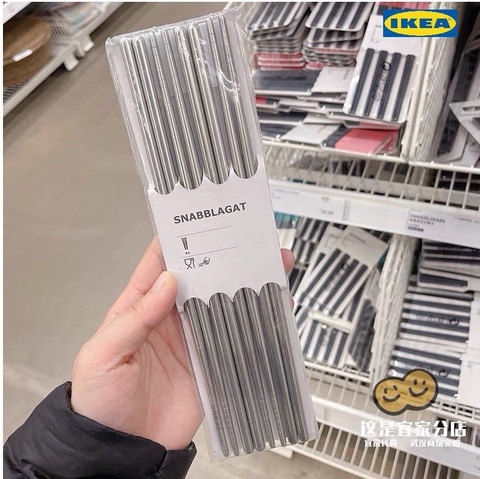 Sét 8 đôi đũa inox IKEA