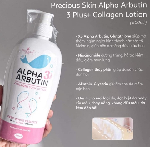 Dưỡng thể Alpha Arbutin Thái Lan 500ml