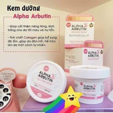 Kem Alpha Arbutin 3++ Body Cream Thái Lan 100gr