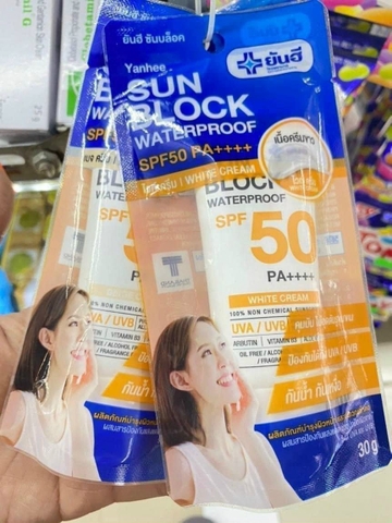 Kem chống nắng Yanhee Cream Sun Block waterproof  SPF 50  Thái Lan