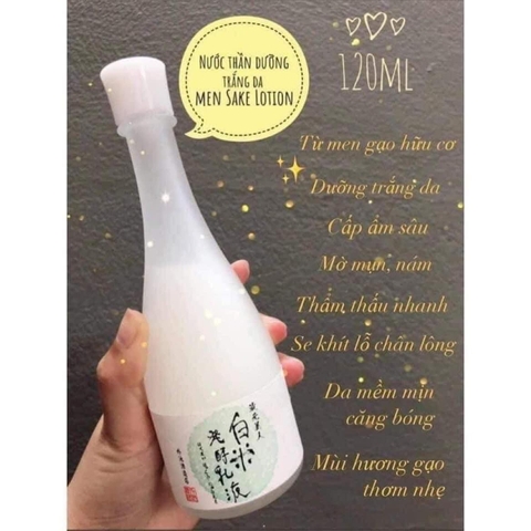 Nước thần dưỡng da Sake Nhật Bản 120ml