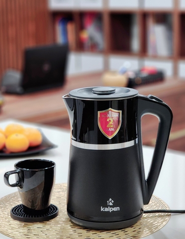 Ấm Đun Nước Siêu Tốc 3 Lớp Kalpen, 1.7L-2200W