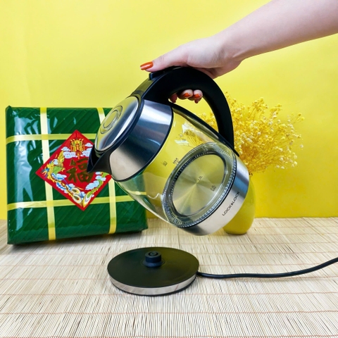 Ấm siêu tốc thủy tinh 1.8L Lock&Lock EJK418