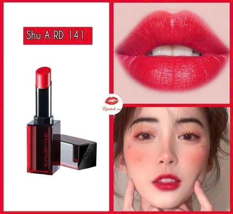 Son Shu 141 vỏ đen màu đỏ san hô