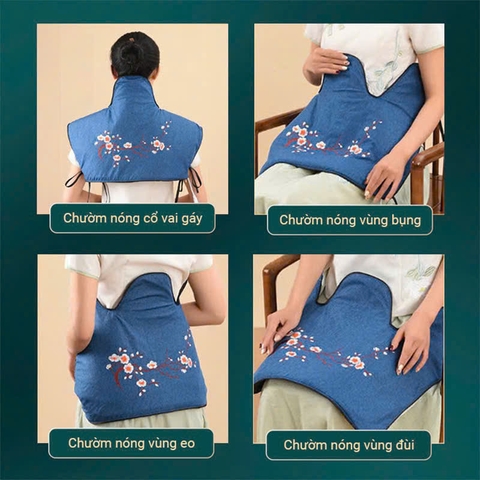 Đai chườm nóng cổ vai gáy, bụng, lưng thảo dược