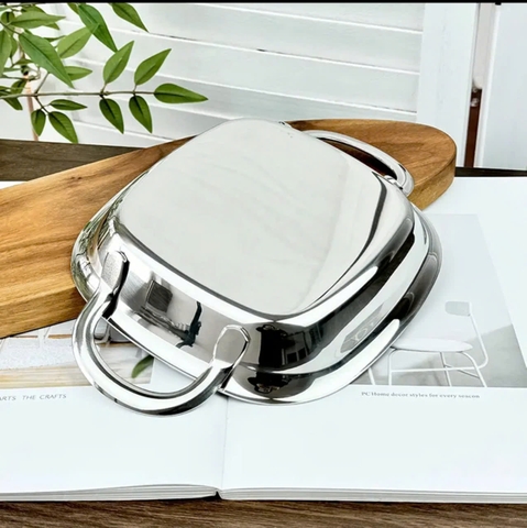 Đĩa đựng trái cây 2 tai Chockmen CKM793 18cm