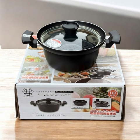 Nồi hấp đa năng Tamahashi của Nhật 20cm
