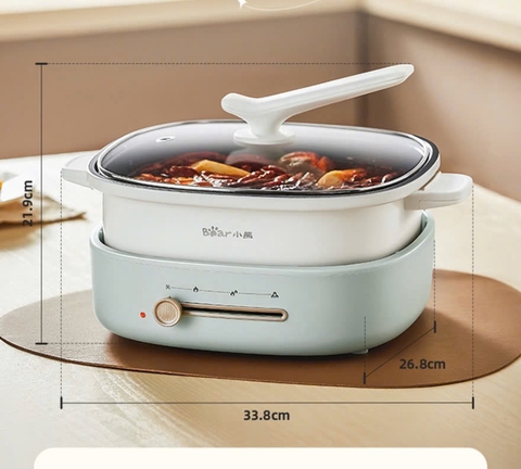 NỒI LẨU ĐIỆN ĐA NĂNG BEAR 4.0L DHG-D40F3