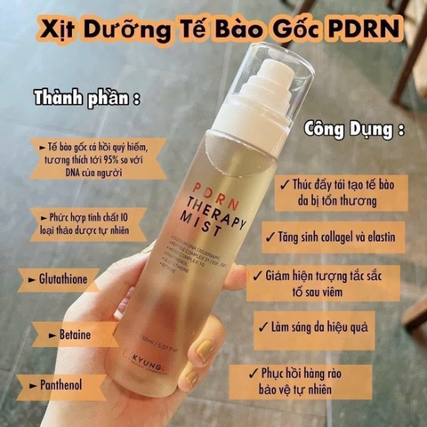 Xịt khoáng tế bào gốc Kyung Lab PDRN 150ml Hàn Quốc