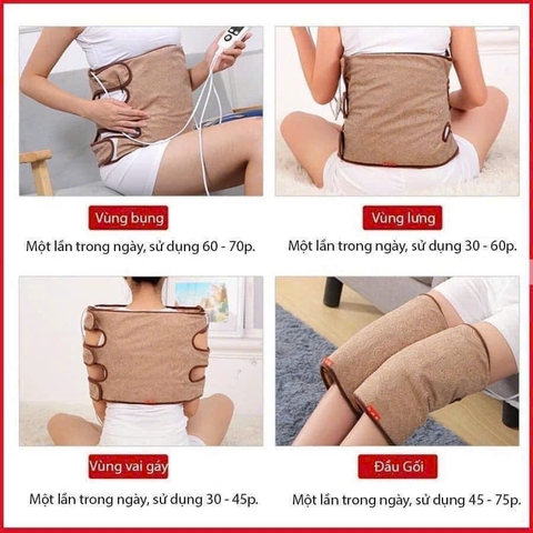 Chườm gối ngải cứu thảo dược nội địa Trung hàng chuẩn công ty