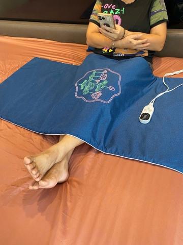 Thảm và gối Ngải Cứu Điện Thảo Dược đông y Trung Quốc