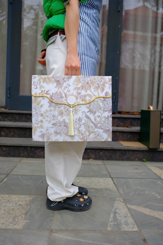 Hộp quà Tết hộp gấm DH1350