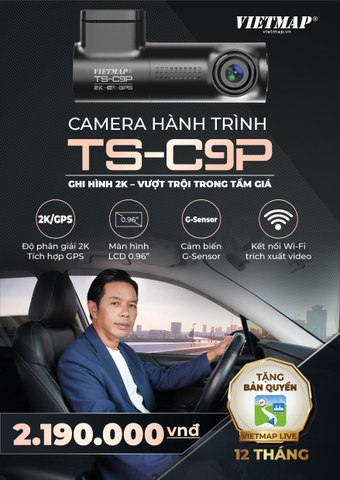 Camera hành trình 2K VIETMAP TS-C9P