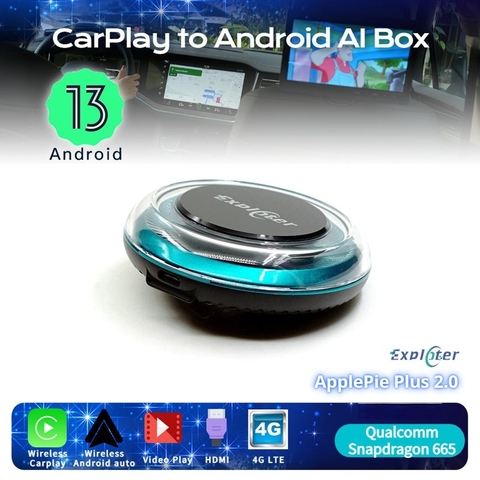 Android Box Exploter ApplePie Plus 2.0 Qualcomm 6125, RAM 8GB, ROM 128GB, Android 13, HDMI
