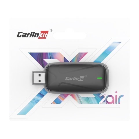 Carlinkit X1air/X2air (Phiên bản 2025) - Thiết bị chuyển đổi Apple carplay/Android auto có dây thành không dây
