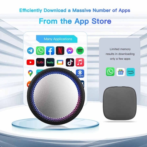 Android Box Cho ô tô GT5S, Chip 6115 8 Nhân, Ram 4GB, Rom 64GB, Android 13