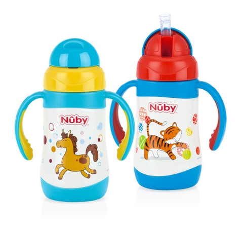 Bình uống nước giữ nhiệt bằng Inox 2 chiều nóng lạnh, Dung tích 280ml.