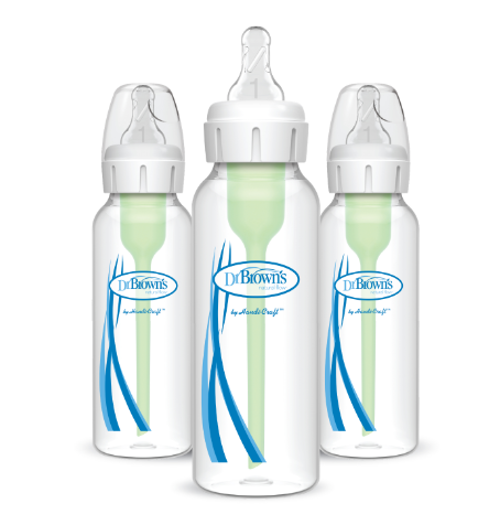 Combo 03 bình sữa cổ thường tùy chọn 250ml nhựa PP -TQ