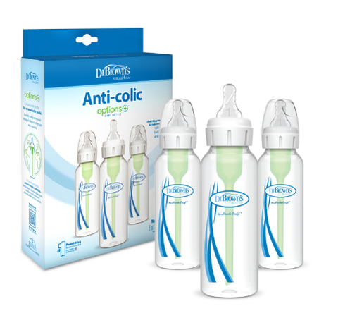 Combo 03 bình sữa cổ thường tùy chọn 250ml nhựa PP -TQ