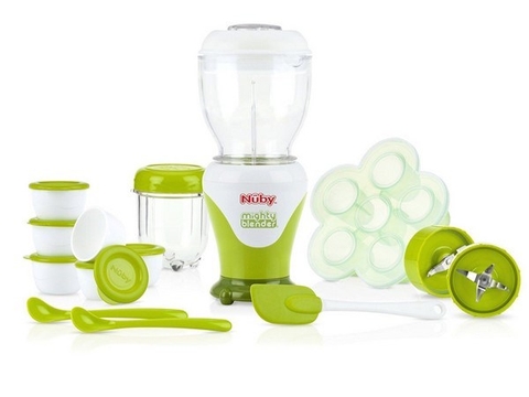Bộ combo máy xay ăn dặm Nuby với 22 sản phẩm