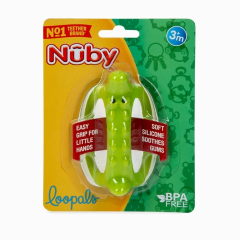 Gặm nướu silicone hình thú cưng Nuby