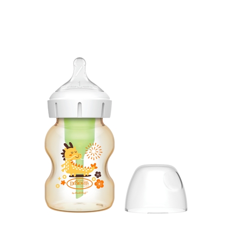 Bình sữa cổ rộng Dr.Brown's nhựa PPSU Option Plus 100% chính hãng 150ml và 270ml