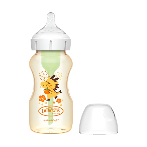 Bình sữa cổ rộng Dr.Brown's nhựa PPSU Option Plus 100% chính hãng 150ml và 270ml