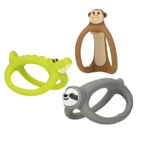 Gặm nướu silicone hình thú cưng Nuby