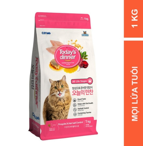 Thức Ăn Hạt Cho Mèo Today Dinner 1kg