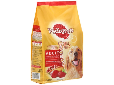 Thức Ăn Hạt  Pedigree 15.kg  Dành Cho Chó ( vị thịt bò & rau củ )