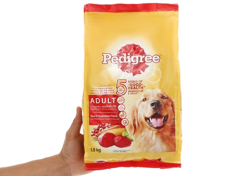 Thức Ăn Hạt  Pedigree 15.kg  Dành Cho Chó ( vị thịt bò & rau củ )