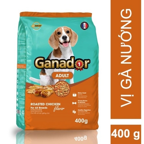 Thức Ăn Ganador 400g Cho Chó Trưởng Thành ( Vị thịt gà nướng ).