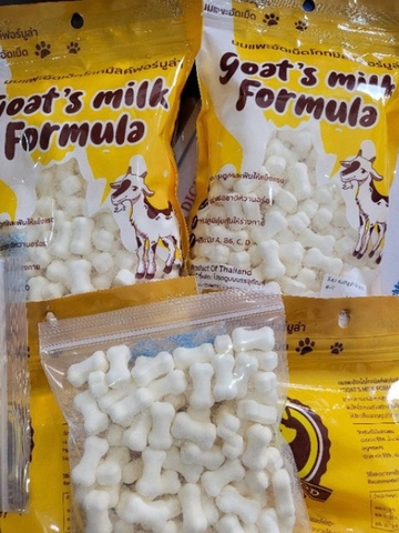 Xương Sữa dê Gói 500gr Bổ Sung Canxi Goatmilk Nhập Khẩu Thái Lan Cho Chó, Hamster