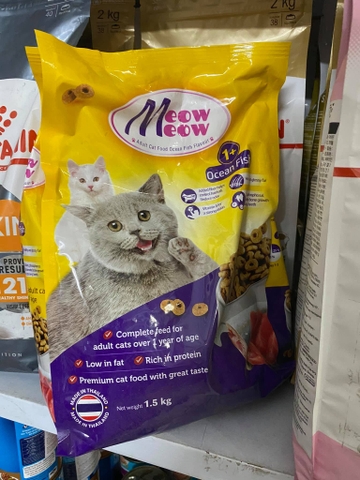 Thức Ăn Hạt  Meow Meow 500g ( dành cho mèo)