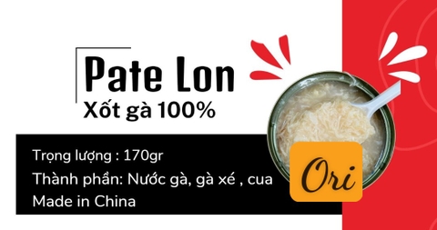 Pate Lon 170g Dành Cho Mèo ( Xốt Cá Ngừ + Bò )