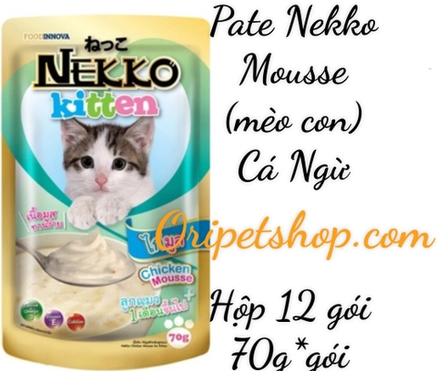 Pate  Nekko Kitten 70g Dành Cho Mèo Con.