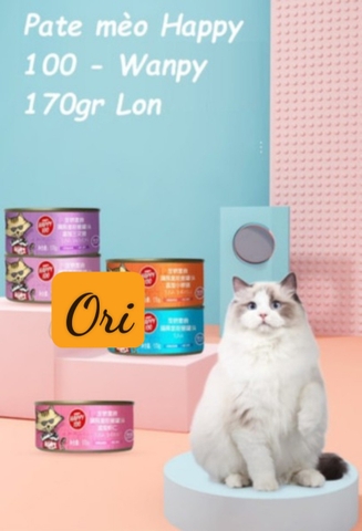 Pate Mèo Wanpy Happy 100 Lon 170g