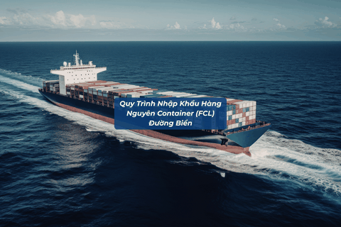 Quy Trình Nhập Khẩu Hàng Nguyên Container (FCL) Đường Biển Chi Tiết & Thực Tế Nhất [2026]