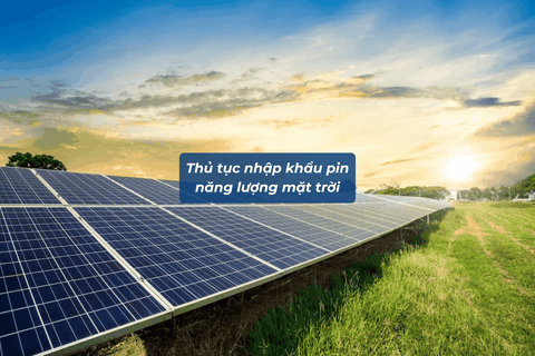 Thủ tục nhập khẩu tấm pin năng lượng mặt trời 2026: Hồ sơ, thuế và quy định mới nhất