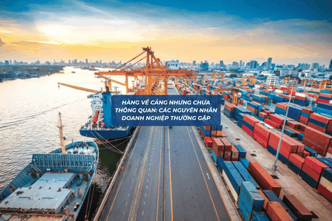 HÀNG VỀ CẢNG NHƯNG CHƯA THÔNG QUAN: 6 NGUYÊN NHÂN DOANH NGHIỆP THƯỜNG GẶP