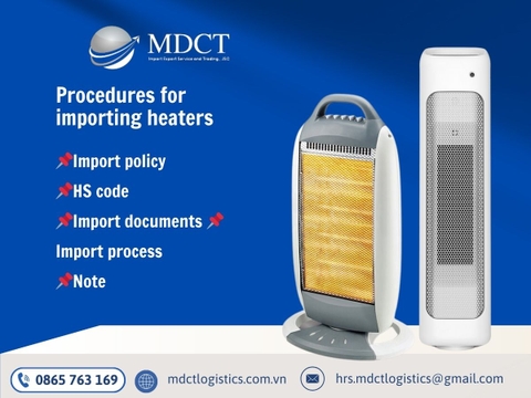PROCEDURES FOR IMPORTING HEATER AND HEATER