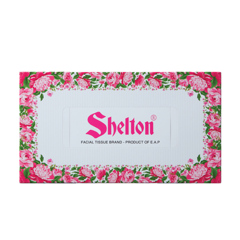 Khăn hộp Shelton Hồng đỏ 180 tờ x 2 lớp