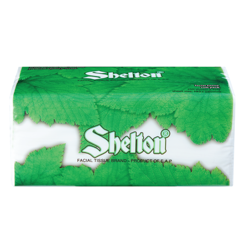 Khăn softpack Shelton Lá xanh 250 tờ x 2 lớp