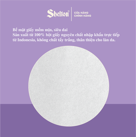 Khăn hộp Shelton Hồng đỏ 180 tờ x 2 lớp