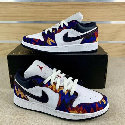 Giày Air Jordan 1 Low SE ‘Nothing But Net’ (GS) CZ8657-100