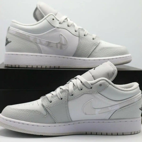 Giày Air Jordan 1 Low White Camo DC9036-100